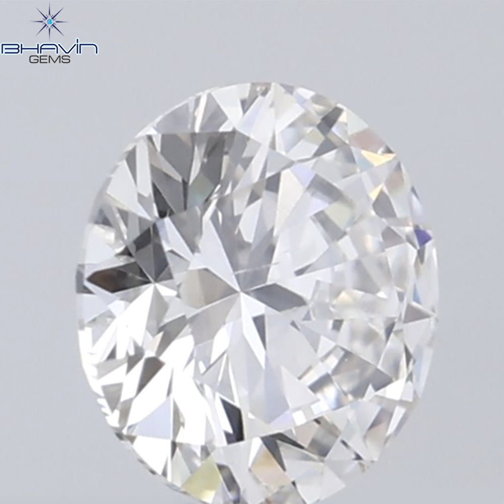 0.51 CT Round Shape Natural Diamond White Color SI Clarity (5.19 MM)