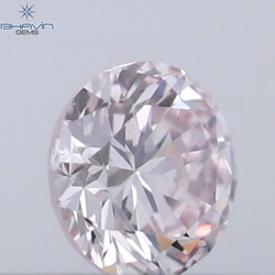 0.07 CT Round Natural Diamond Pink (Argyle) Color VS Clarity