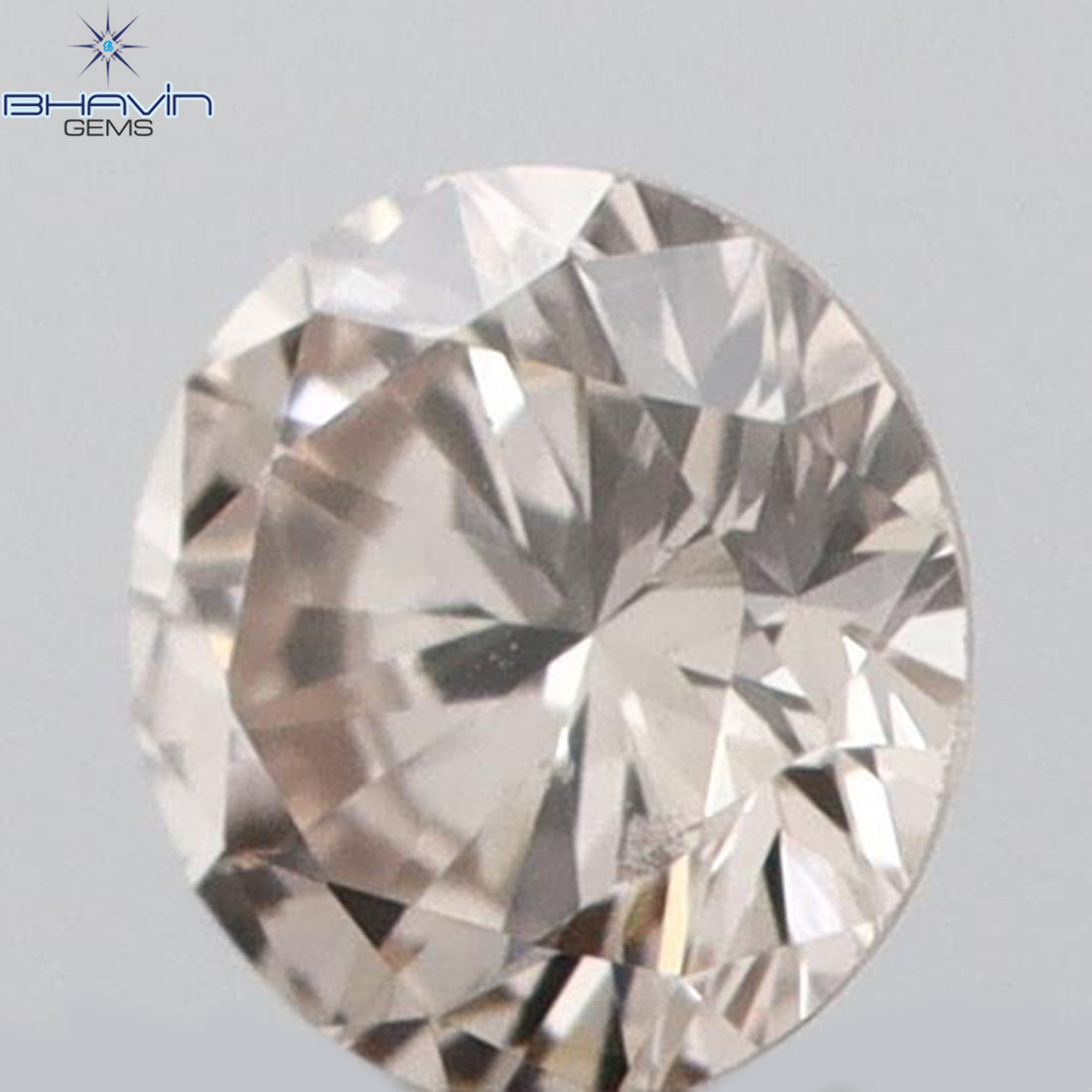 0.04 CT Round Shape Natural Diamond Pink (Argyle) Color VS2 Clarity (1.91 MM)