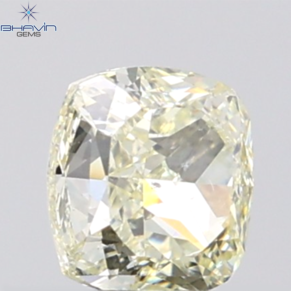 GIA認定 1.27 CT クッションダイヤモンド イエローカラー 天然ダイヤモンド VS1 クラリティ (5.97 MM)