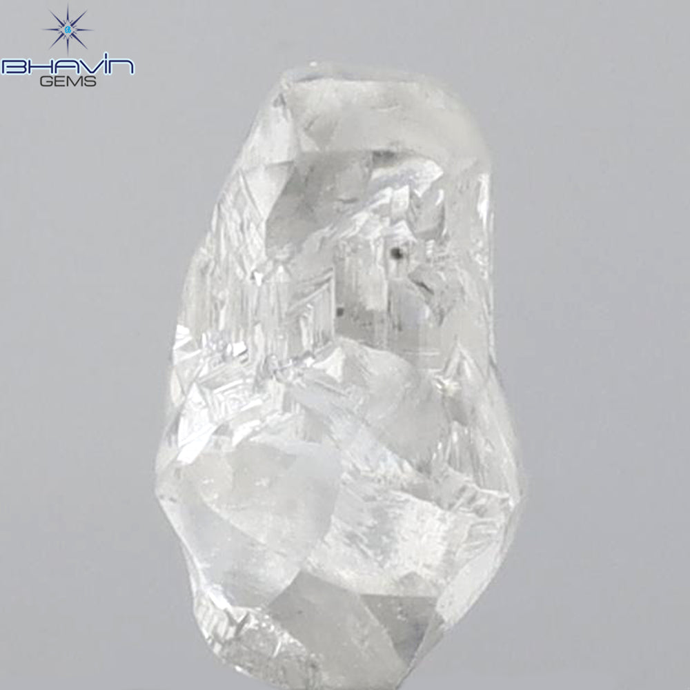 0.69 CT ラフ シェイプ ナチュラル ダイヤモンド ホワイト カラー VS2 クラリティ (5.47 MM)