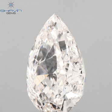 GIA Certified 1.14 CT Pear Natural Diamond Brown Color VS1 Clarity (8.62 MM)