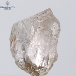 1.31 CT Rough Shape Natural Diamond Brown Color VS Clarity (7.87 MM)