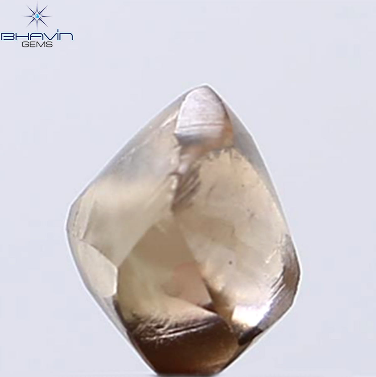 1.75 CT Natural Rough Diamond Dark Brown Color Clarity VS (7.38 MM)