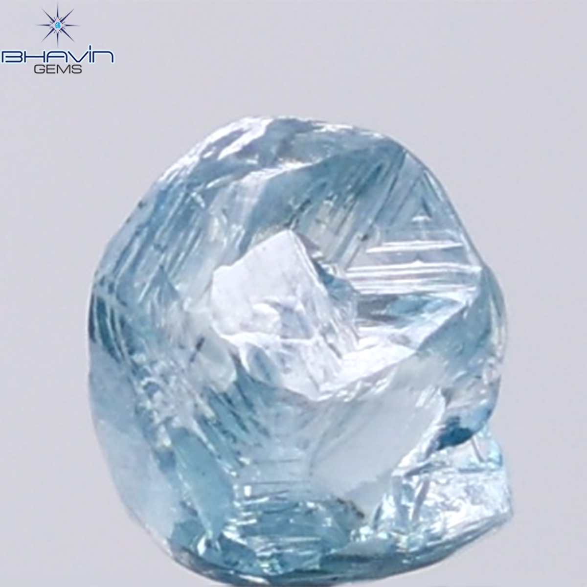 0.49 CT ラフシェイプ ナチュラル ダイヤモンド ピンク色 I3 クラリティ (4.90 MM)