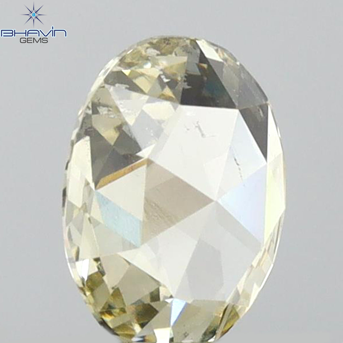 0.55 CT Natural Oval Diamond Yellow Color Clarity SI1 (6.50 MM)