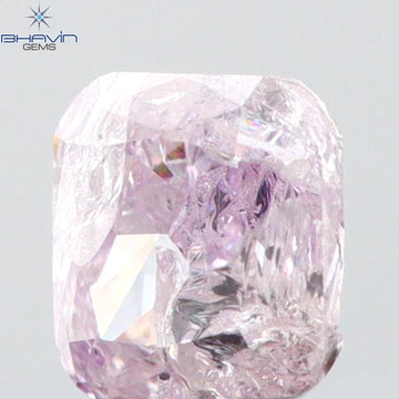 0.17 CT Natural Cushion Diamond Pink Color Clarity I2 (3.17 MM)