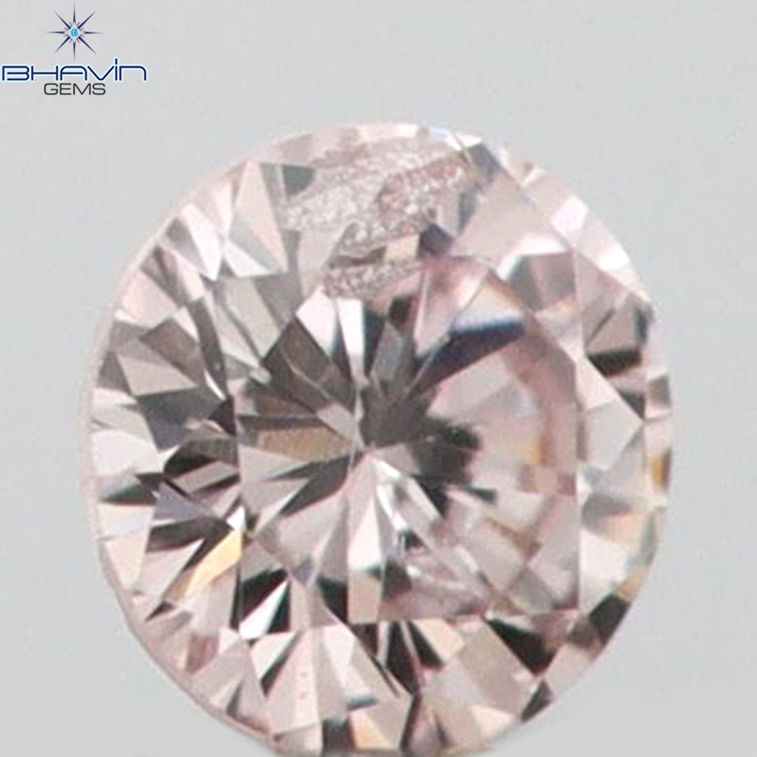 0.03 CT ラウンドシェイプ 天然ダイヤモンド ピンク（アーガイル）カラー SI2 クラリティ（1.97 MM）