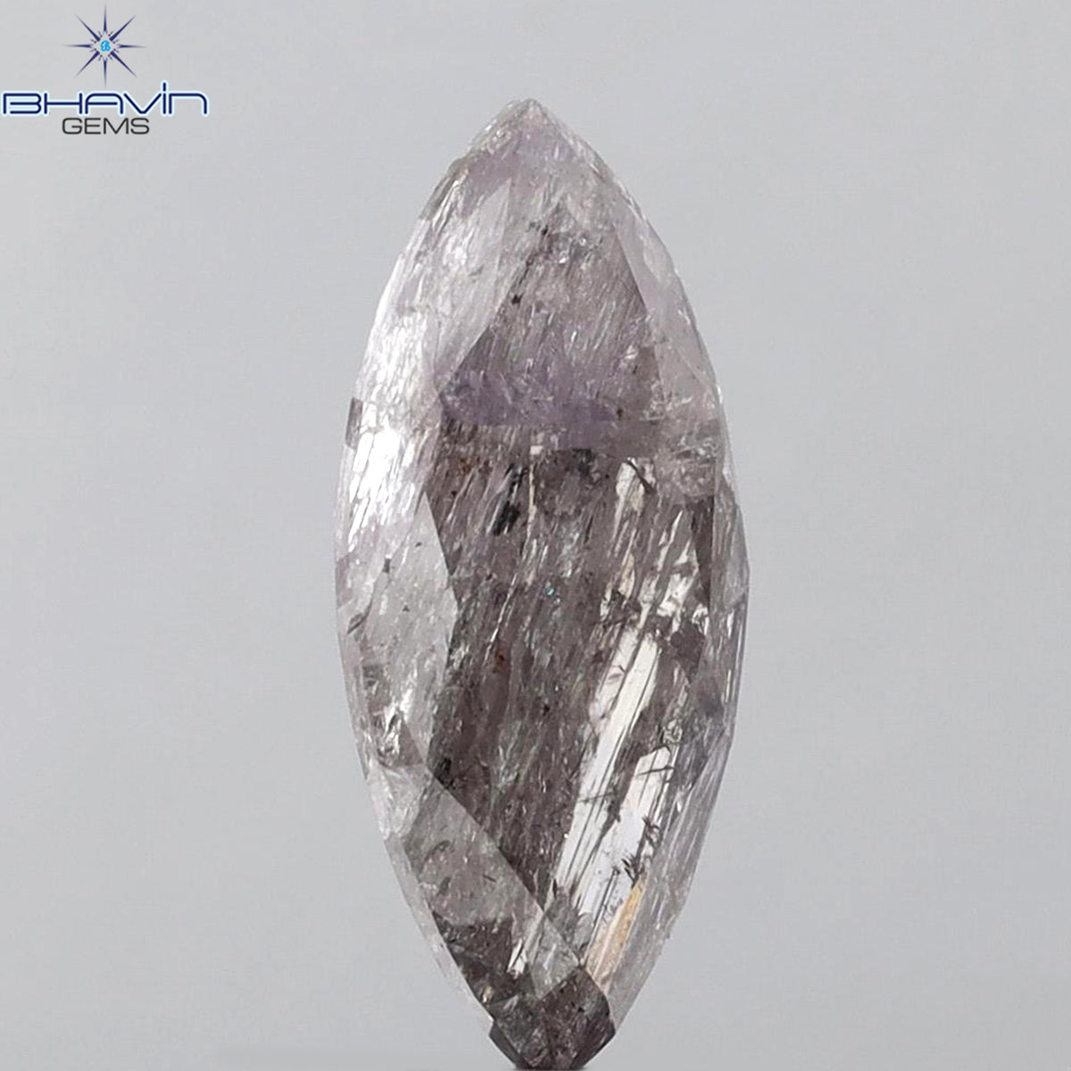 6.51 CT マーキスシェイプ 天然ルースダイヤモンド ピンクカラー I3 クラリティ
