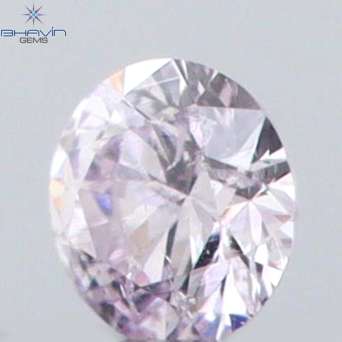 0.02 CT ラウンドシェイプ 天然ダイヤモンド ピンク（アーガイル）カラー SI2 クラリティ（1.57 MM）