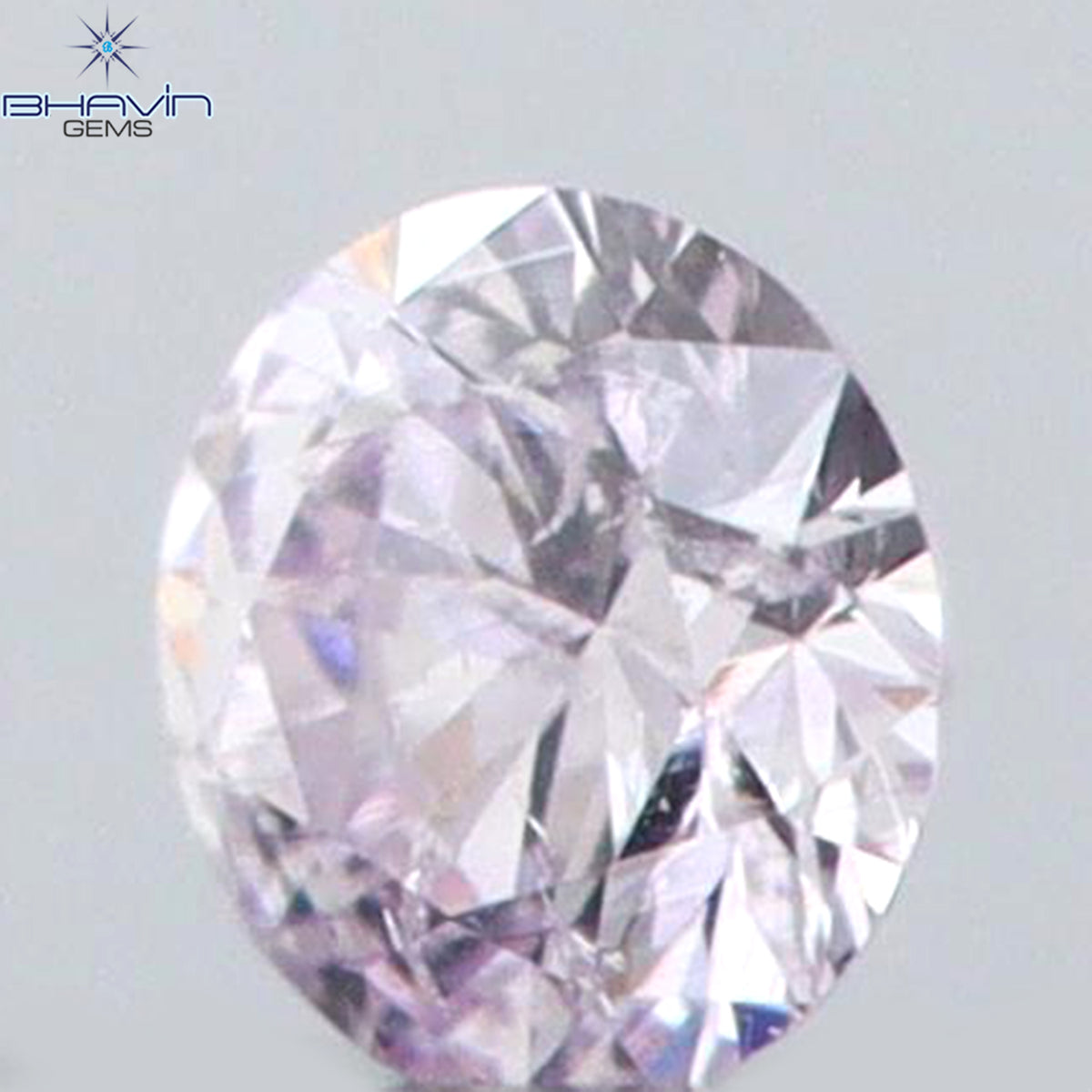 0.02 CT ラウンドシェイプ 天然ダイヤモンド ピンク（アーガイル）カラー SI2 クラリティ（1.57 MM）