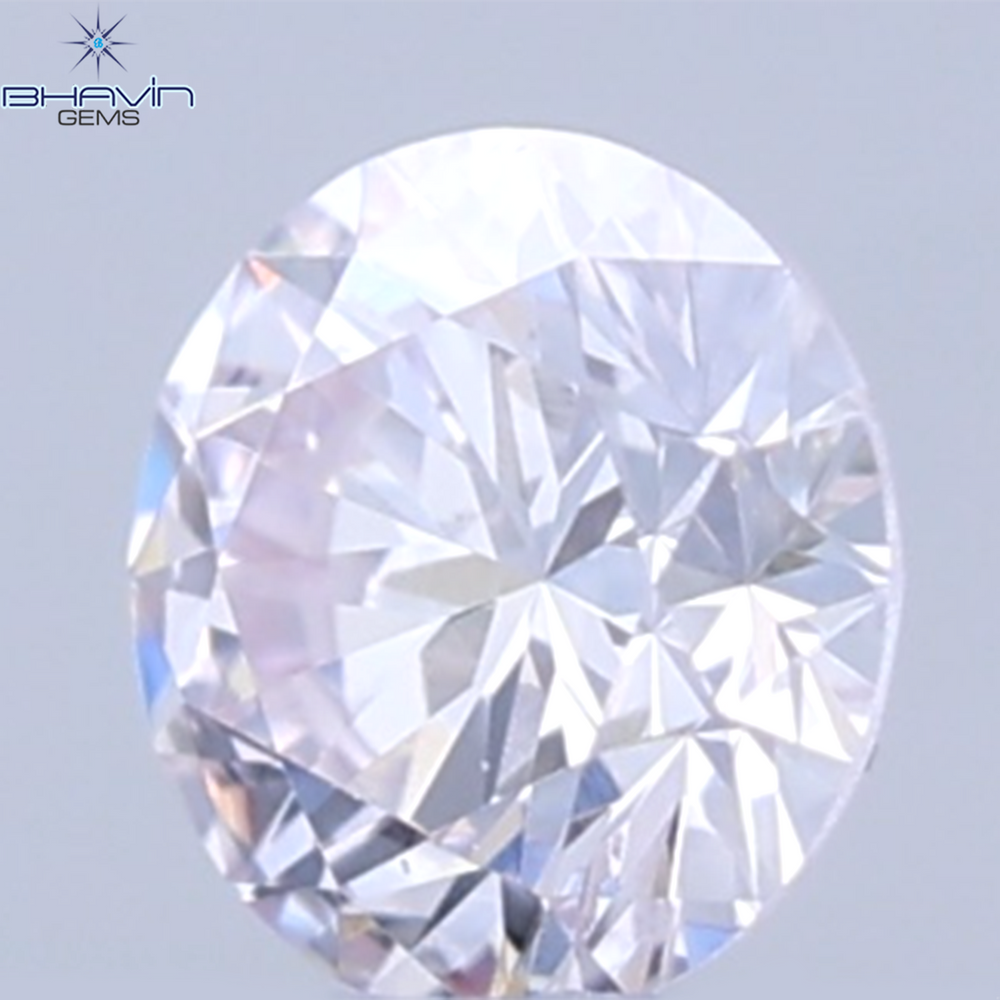 0.06 CT Natural Round Diamond Pink Color Clarity VS1 (2.40 MM)