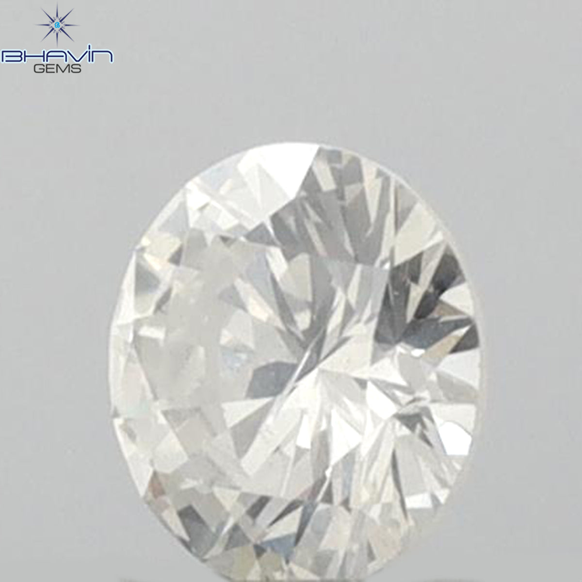 0.21 CT ラウンドシェイプ 天然ルースダイヤモンド ホワイトカラー I1 クラリティ (3.97 MM)