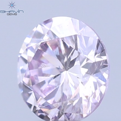 0.08 CT Natural Round Diamond Pink Color Clarity VS1 (2.70 MM)