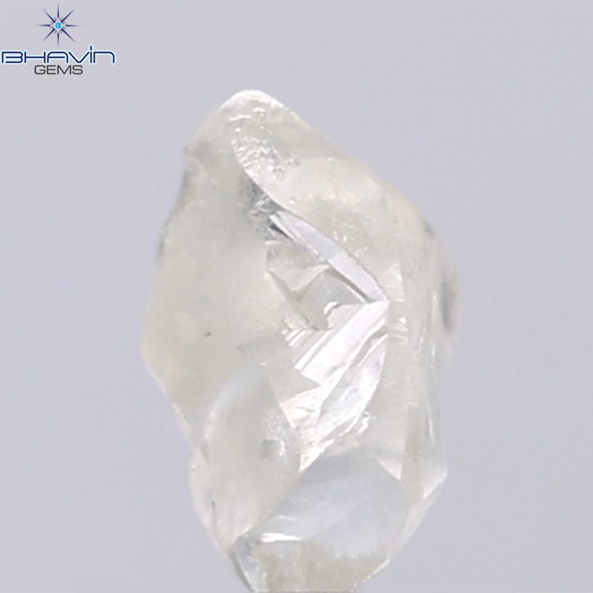 1.21 CT Natural Rough Diamond White Color Clarity VS (7.46 MM)