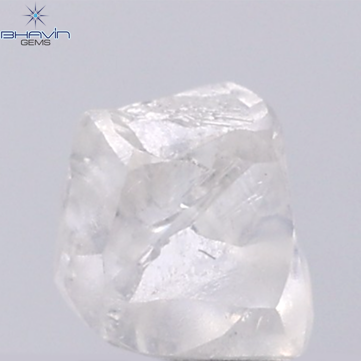 0.92 CT Natural Rough Diamond White Color Clarity VS (5.88 MM)