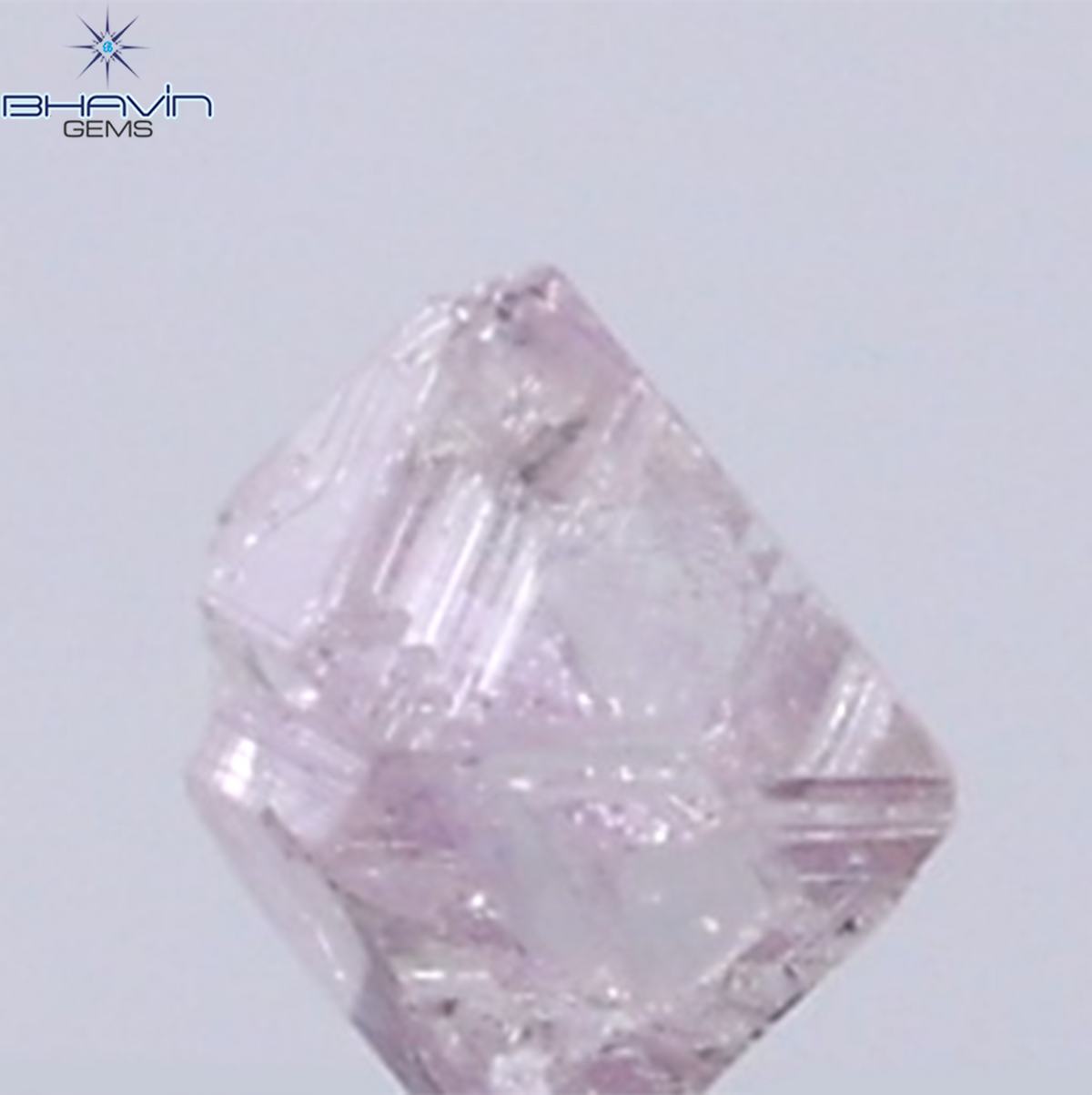 0.18 CT Natural Rough Diamond Pink Color Clarity I1 (3.08 MM)