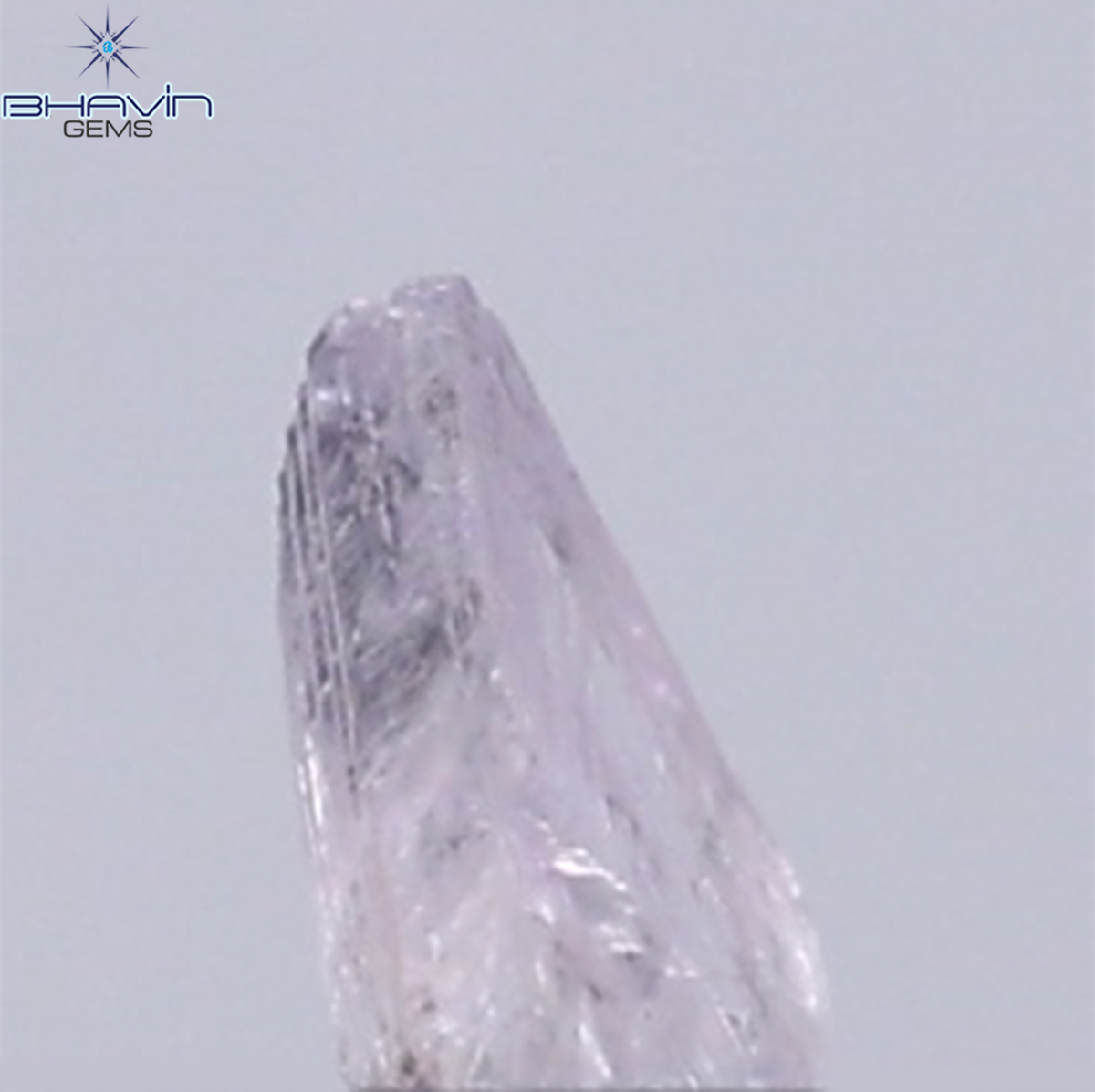 0.15 CT Natural Rough Diamond Pink Color Clarity SI (3.75 MM)