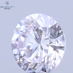 0.05 CT Natural Round Diamond Pink Color Clarity SI (2.3 MM)