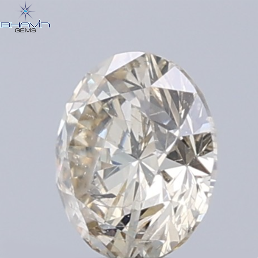 0.18 CT ラウンド ローズ カット シェイプ 天然ダイヤモンド ピンク色 I2 クラリティ (3.86 MM)