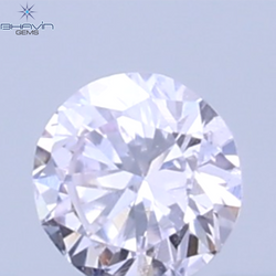 0.03 CT Natural Round Diamond Pink Color Clarity SI1 (1.90 MM)