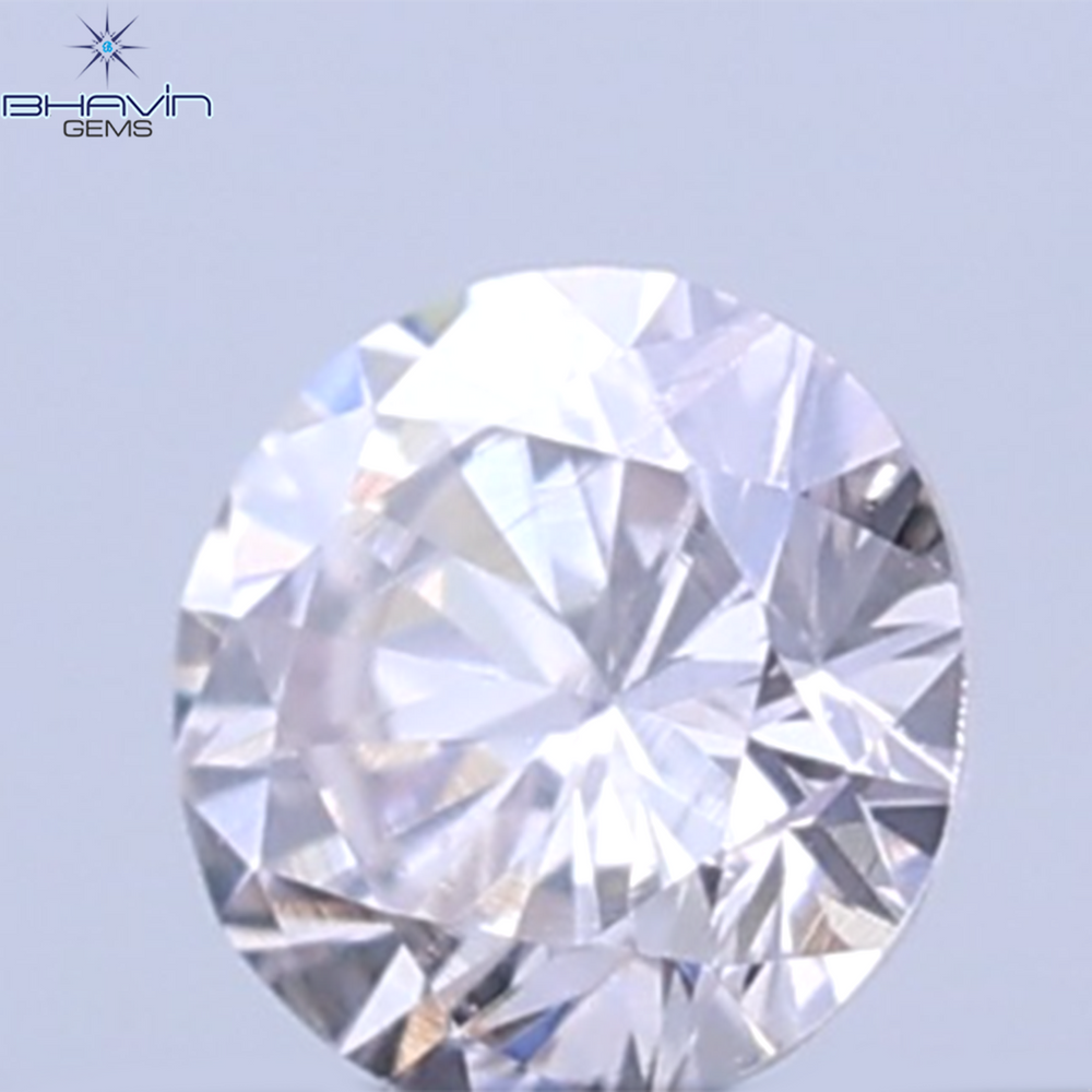 0.04 CT Natural Round Diamond Pink Color Clarity SI (2.0 MM)