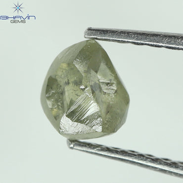 0.69 CT Rough Shape Natural Diamond Gray Color I2 Clarity (5.08 MM)