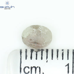 0.79 CT Uncut Shape White Natural Loose Diamond I3 Clarity (5.58 MM)