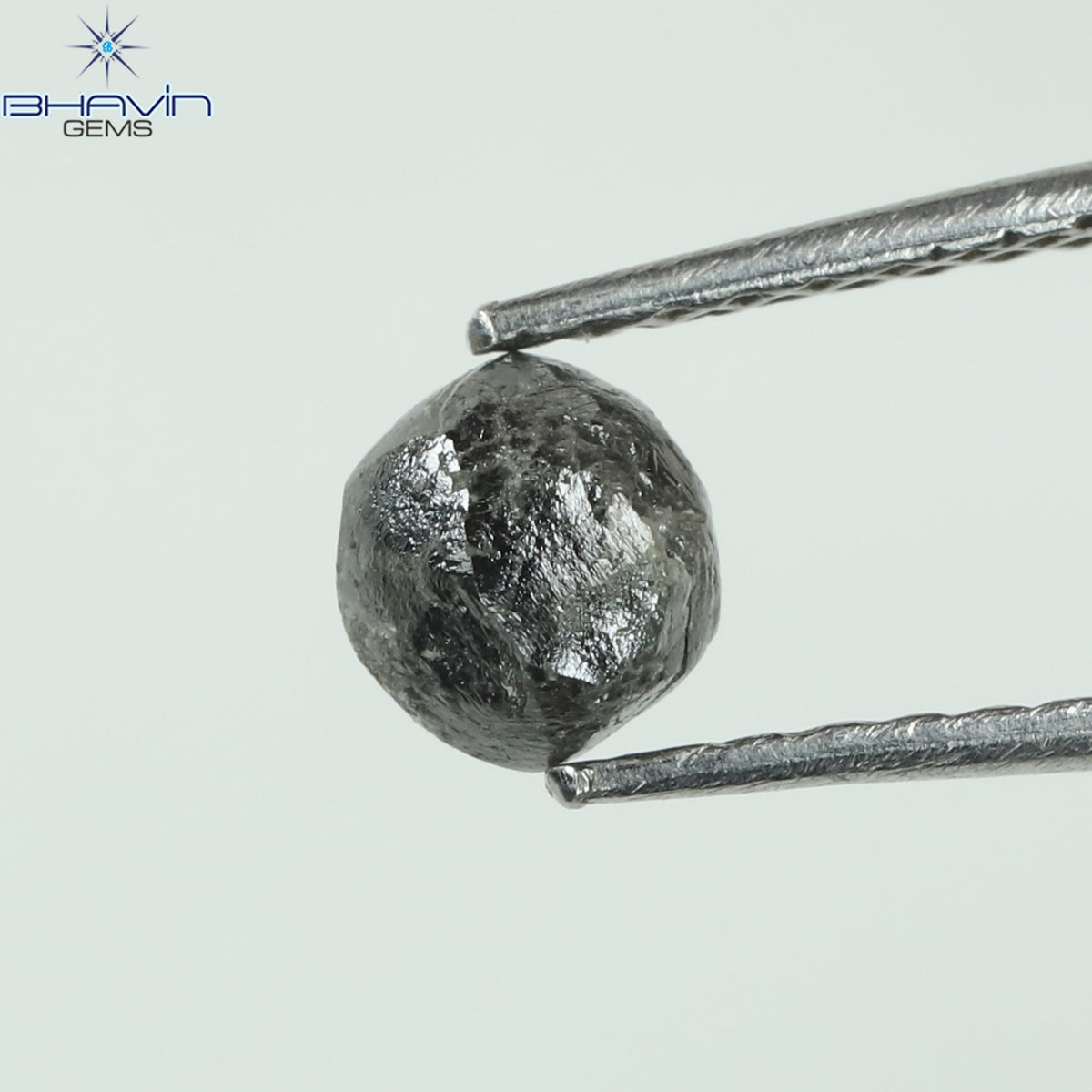 0.79 CT ラフシェイプ ナチュラル ダイヤモンド グレー カラー I3 クラリティ (6.28 MM)