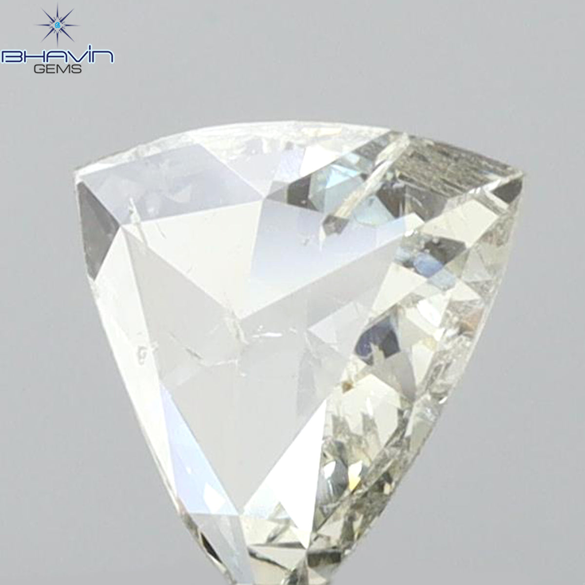 0.33 CT Natural Triangle Diamond White Color Clarity SI2 (6.45 MM)