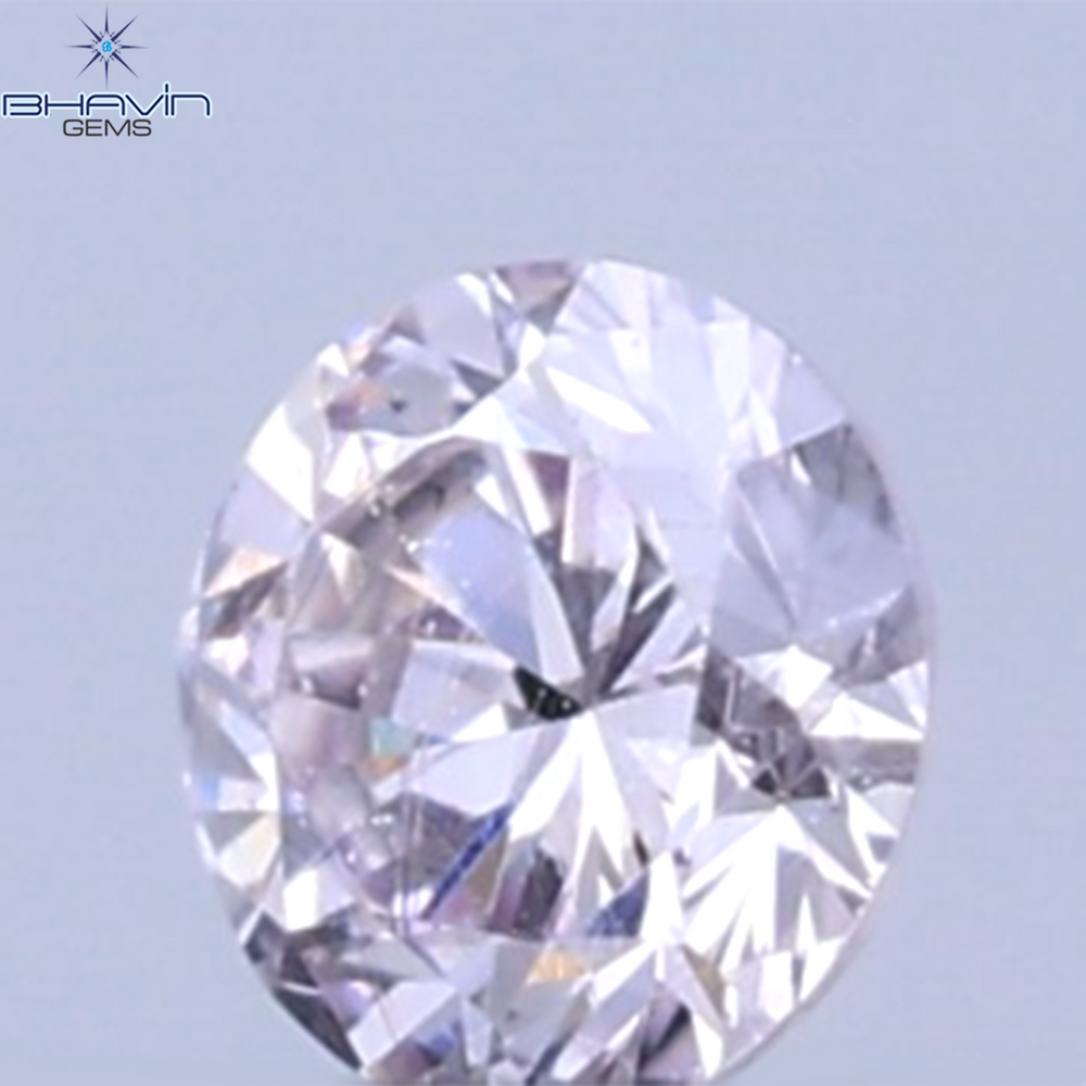 0.03 CT Natural Round Diamond Pink Color Clarity VS2 (1.90 MM)