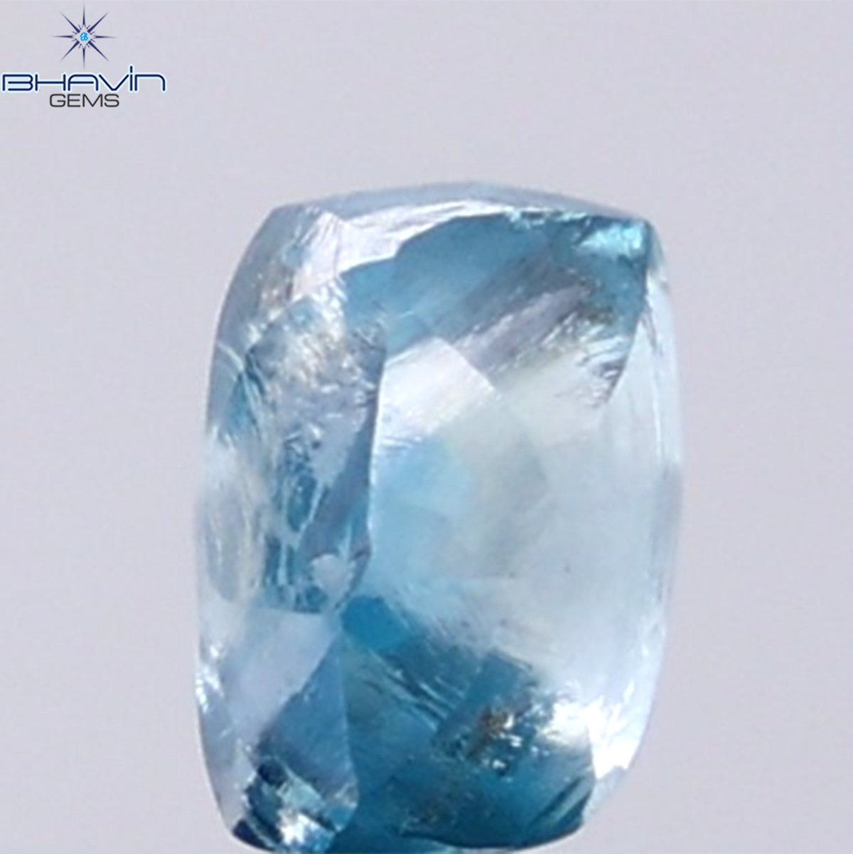 0.49 CT ラフシェイプ ナチュラル ダイヤモンド ピンク色 I3 クラリティ (4.90 MM)
