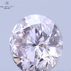 0.02 CT Natural Round Diamond Pink Color Clarity SI (1.60 MM)