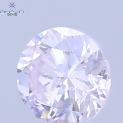 0.03 CT Natural Round Diamond Pink Color Clarity SI (1.9 MM)