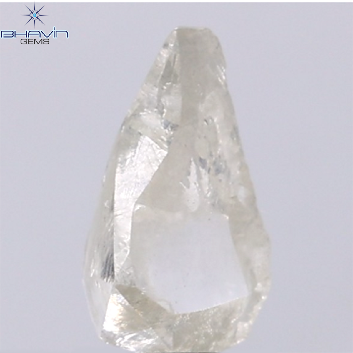 1.36 CT Natural Rough Diamond White Color Clarity VS (9.07 MM)