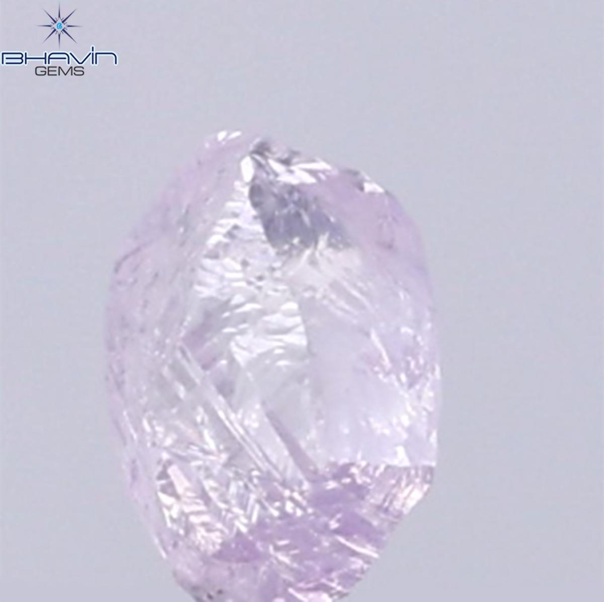 0.28 CT Natural Rough Diamond Pink Color Clarity VS (4.00 MM)