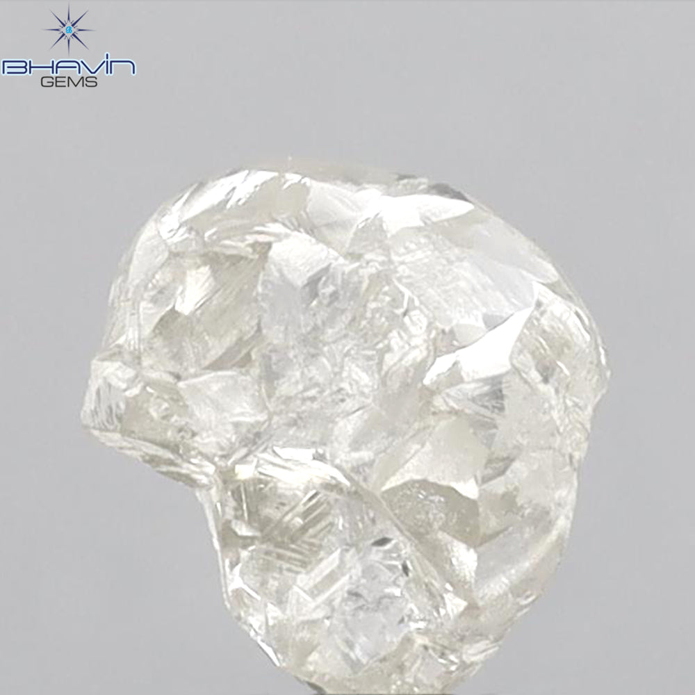 2.17 CT Rough Shape Natural Diamond White Color VS2 Clarity (8.13 MM)