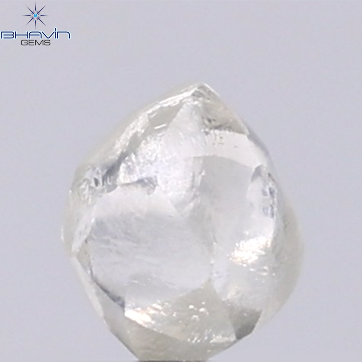 0.94 CT Natural Rough Diamond White Color Clarity VS (5.51 MM)