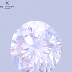 0.02 CT Natural Round Diamond Pink Color Clarity SI (1.6 MM)