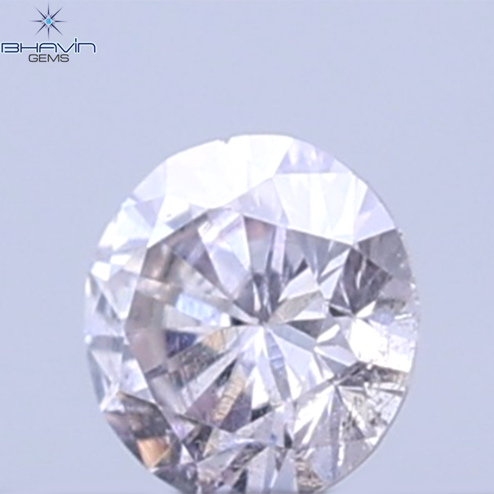 0.04 CT Natural Round Diamond Pink Color Clarity SI (2.0 MM)