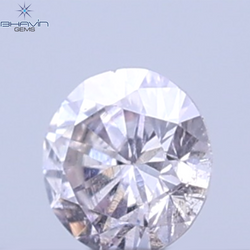 0.04 CT Natural Round Diamond Pink Color Clarity SI (2.0 MM)