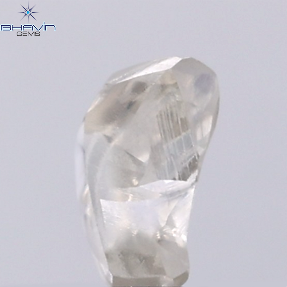 0.99 CT Natural Rough Diamond White Color Clarity VS (7.76 MM)
