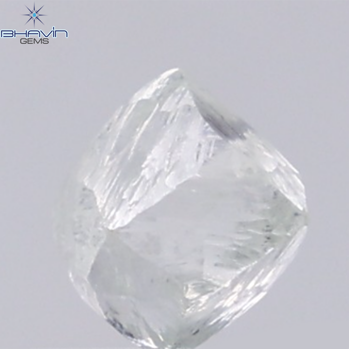 1.53 CT Natural Rough Diamond White Color Clarity VS (6.65 MM)
