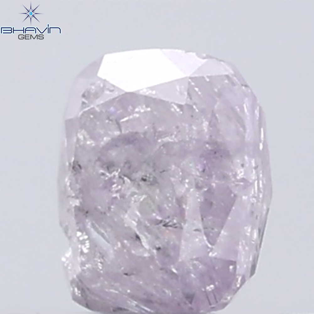 0.28 CT Cushion Diamond Natural Pink Color I3 Clarity (3.86 MM)