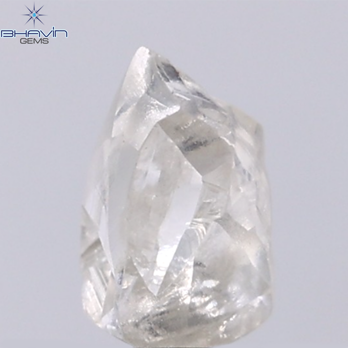 1.42 CT Natural Rough Diamond White Color Clarity VS (7.34 MM)