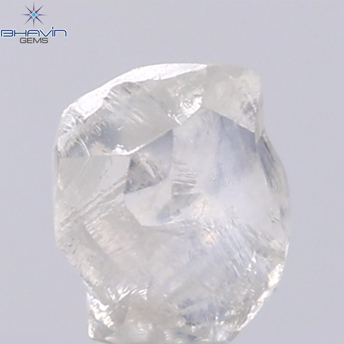 1.42 CT Natural Rough Diamond White Color Clarity VS (6.99 MM)