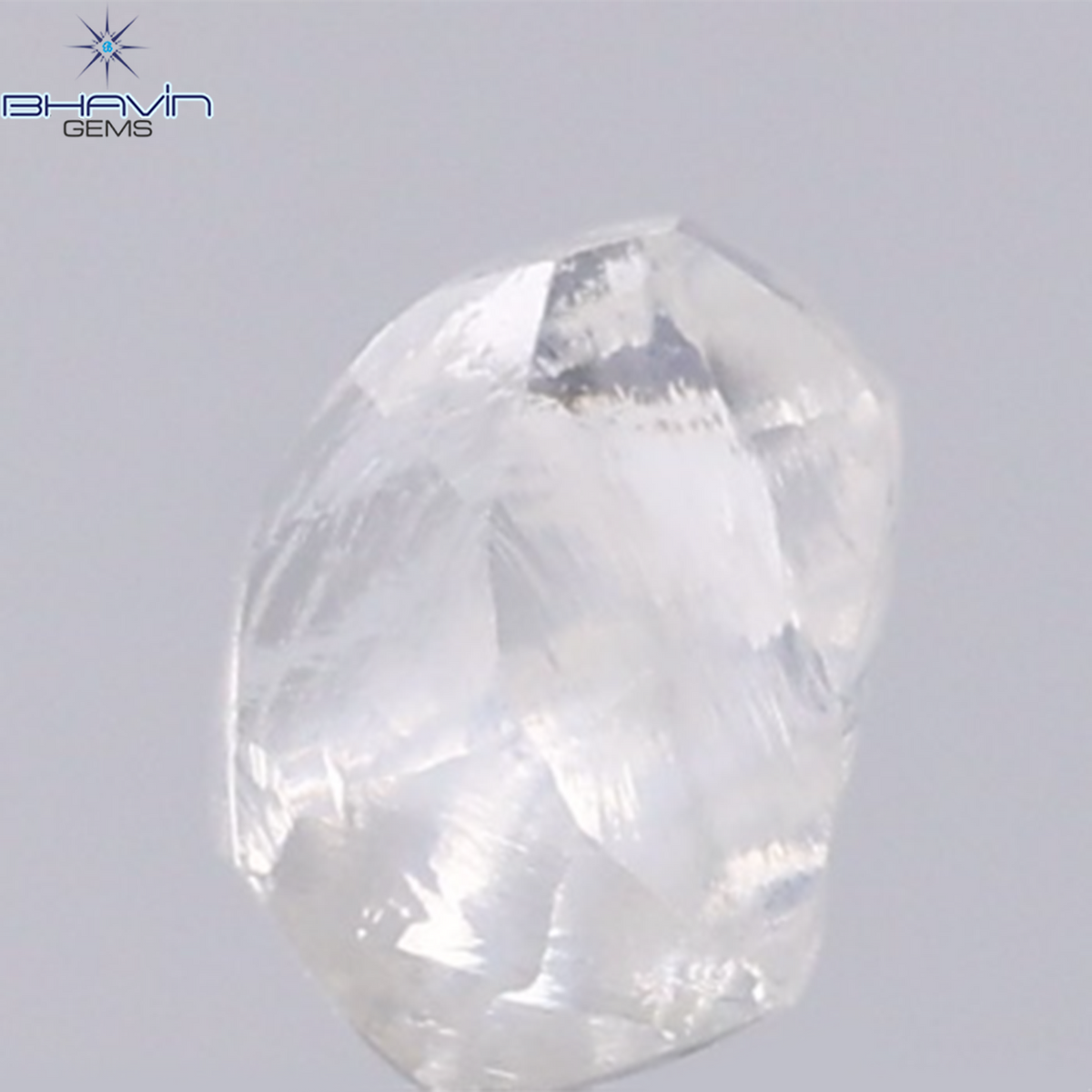 1.07 CT Natural Rough Diamond White Color Clarity VS (5.98 MM)