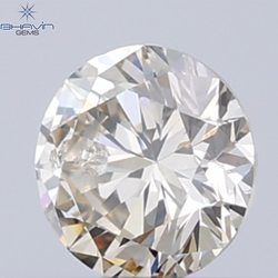 0.24 CT Natural Round Diamond Brown Color Clarity SI (4.00 MM)