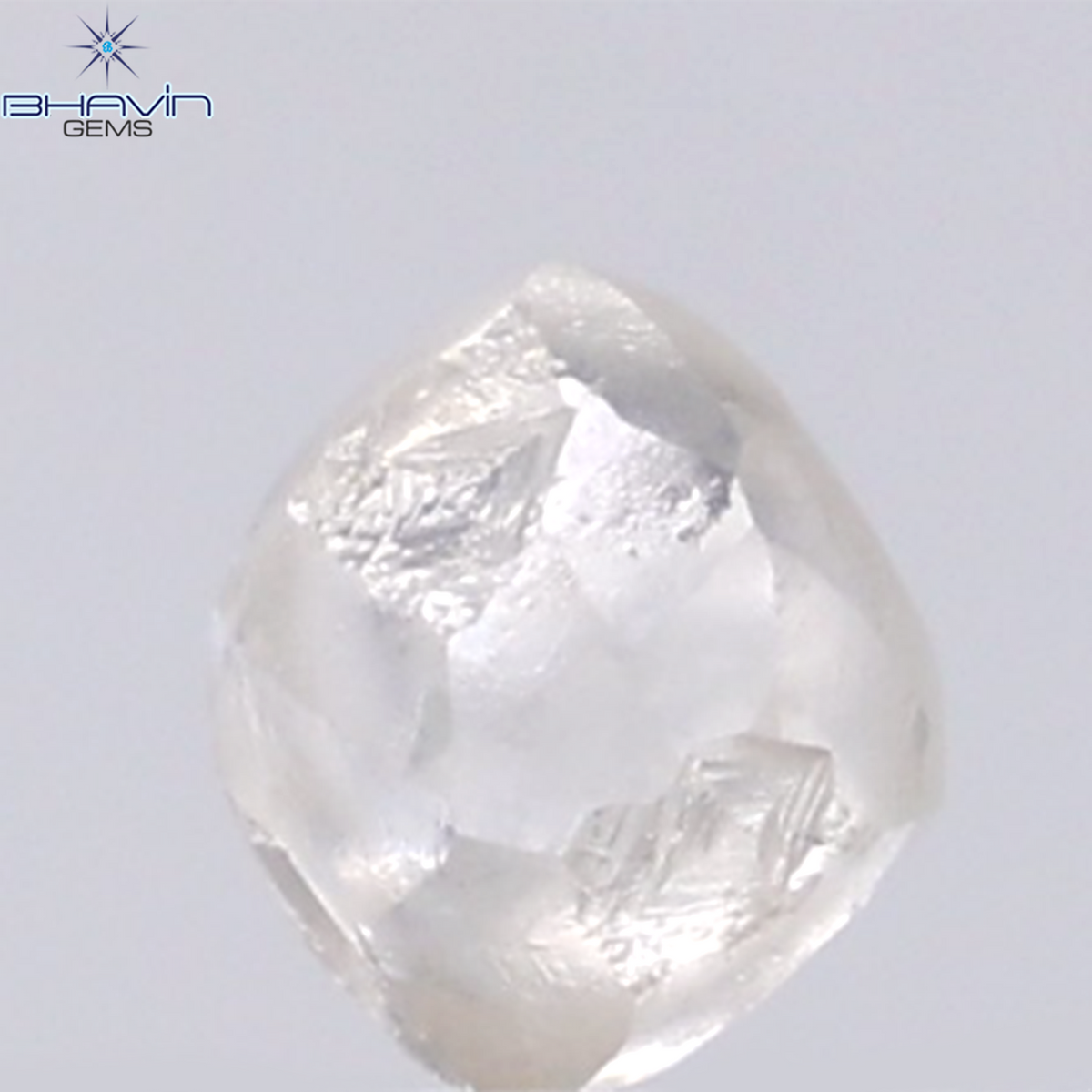 1.27 CT Natural Rough Diamond White Color Clarity VS (5.20 MM)