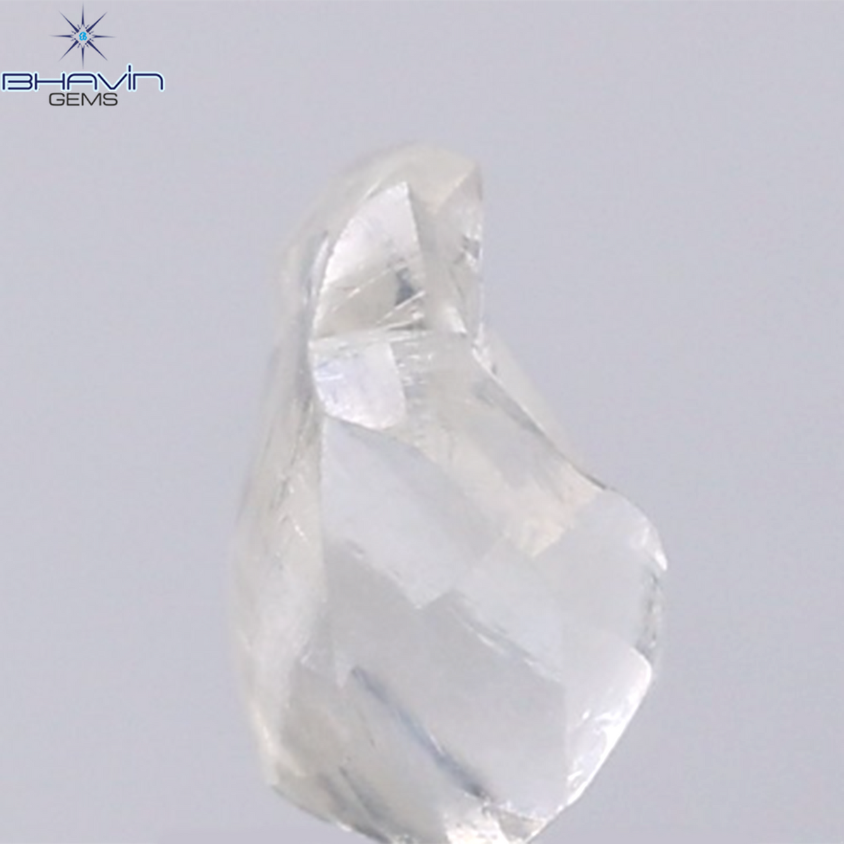 0.99 CT Natural Rough Diamond White Color Clarity VS (6.00 MM)